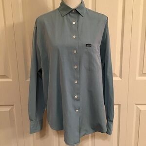 Faconnable Designed in France 100% Cotton Made In the USA Long Sleeve Shirt